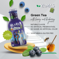 YAMAS ΠΡΑΣΙΝΟ ΤΣΑΪ ΜΕ BLUEBERRY ΚΑΙ ΜΕΛΙ 360ml